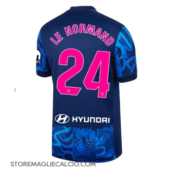 Atletico Madrid Robin Le Normand #24 Maglia Gara Terza Repliche 2024-25 Maniche Corte